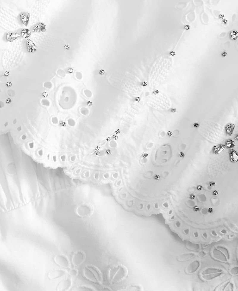 I.n.c. International Concepts Women's Embellished Eyelet Midi Skirt, Macy's Exclusive