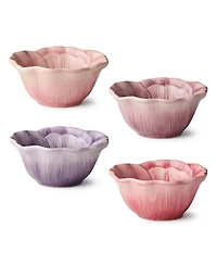 Certified International Wildflowers Floral Ice Cream Bowls, Set of 4
