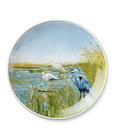 Certified International Coastal Birds Round Platter