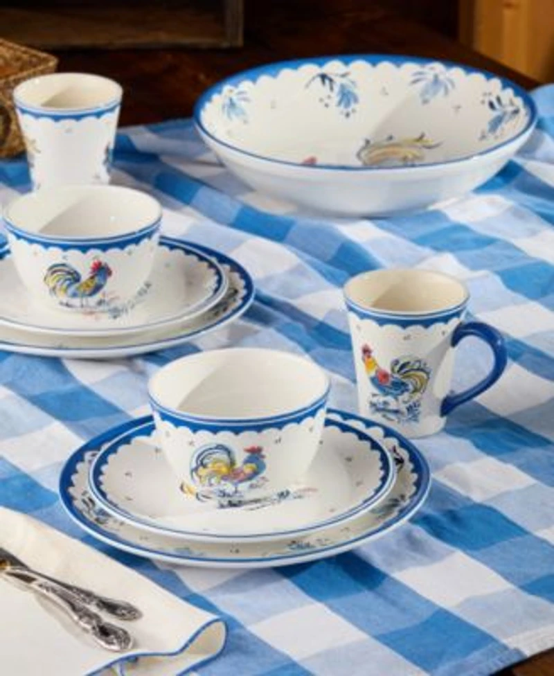 Certified International French Rooster Dinnerware Collection