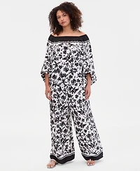 I.n.c. International Concepts Plus Off-The-Shoulder Bubble-Sleeve Top, Macy's Exclusive