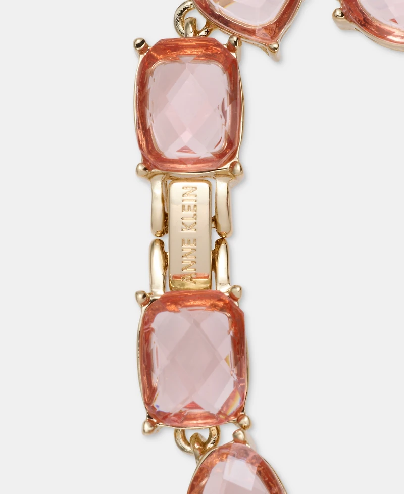 Anne Klein Stationed Stone Flex Bracelet