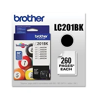 Brother LC201BK Innobella 260 Page-Yield Ink