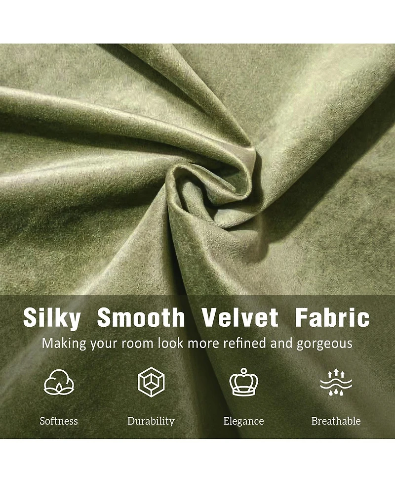 Streamdale Furniture Velvet Platform Bed with Curve Design Headboard