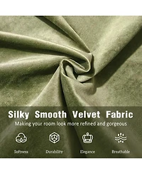 Streamdale Furniture Velvet Platform Bed with Curve Design Headboard