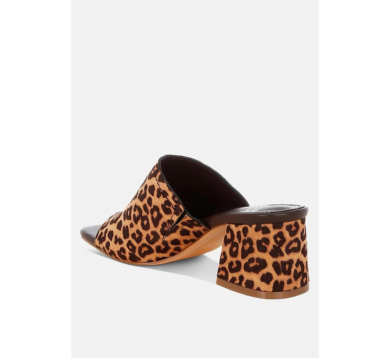 Rag & Co Womens Carmila Square Toe Block Heels