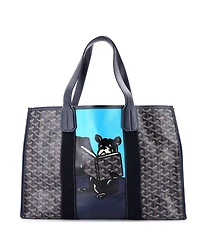 Pre-Owned Goyard Mm Villette Tote Printed Coated Canvas