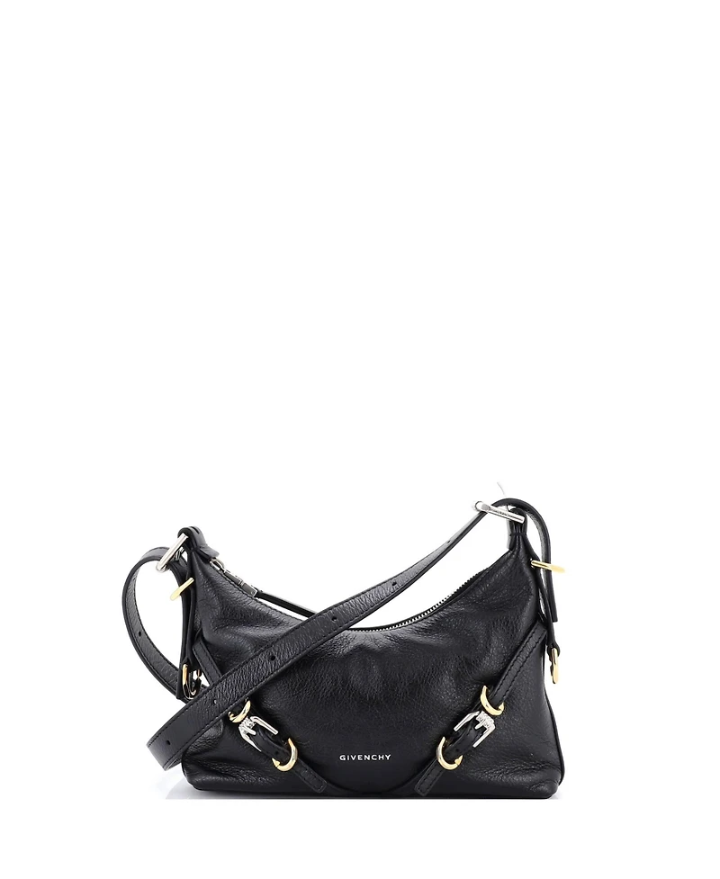 Pre-Owned Givenchy Mini Voyou Hobo Leather