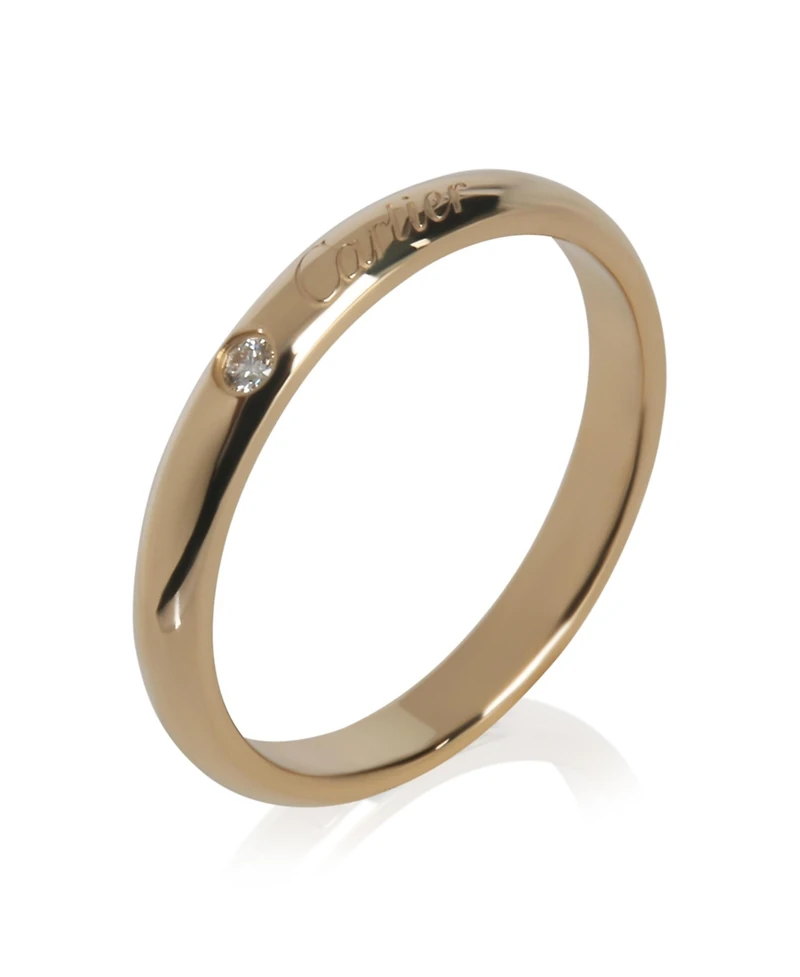 Pre-Owned Cartier Gold Diamond C de Cartier Band