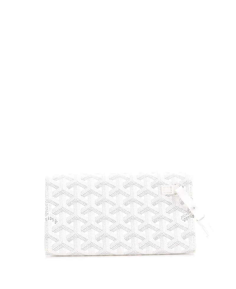 Pre-Owned Goyard Mini Monte Carlo Clutch Coated Canvas