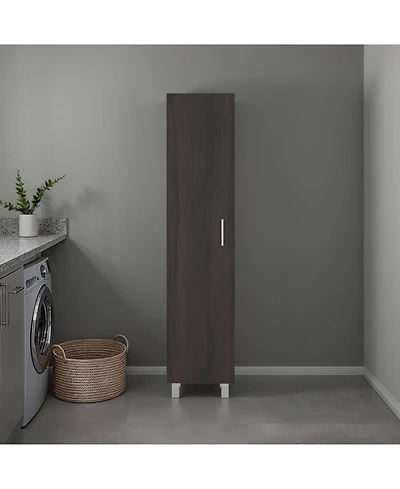 Fm Furniture Vegas Storage Cabinet for Laundry Room with Fixed Shelves