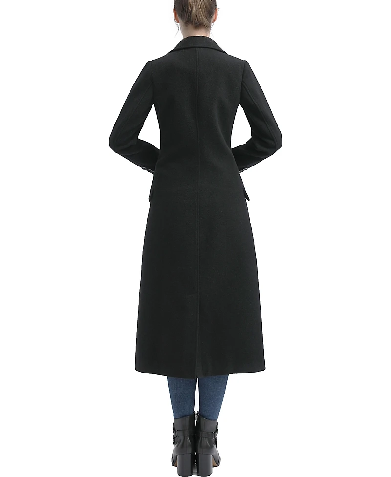 kimi + kai Women's Ovie Double Breasted Wool Blend Long Coat