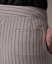 Donna Karan New York Women's High-Waist Wide Leg Pants