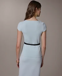 Donna Karan New York Women's Sculpt Knit Top