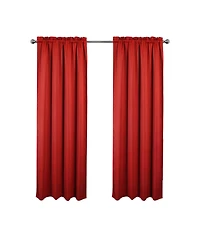 Rt Designers Collection 100% Polyester Twilight Blackout Rod Pocket Curtain Panel 54" x 84"