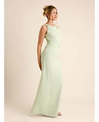 Six Stories Women's Twist Asym Chiffon Bridesmaid Dress