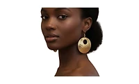 Kendi Amani Women's Zahara Brass Statement Earrings