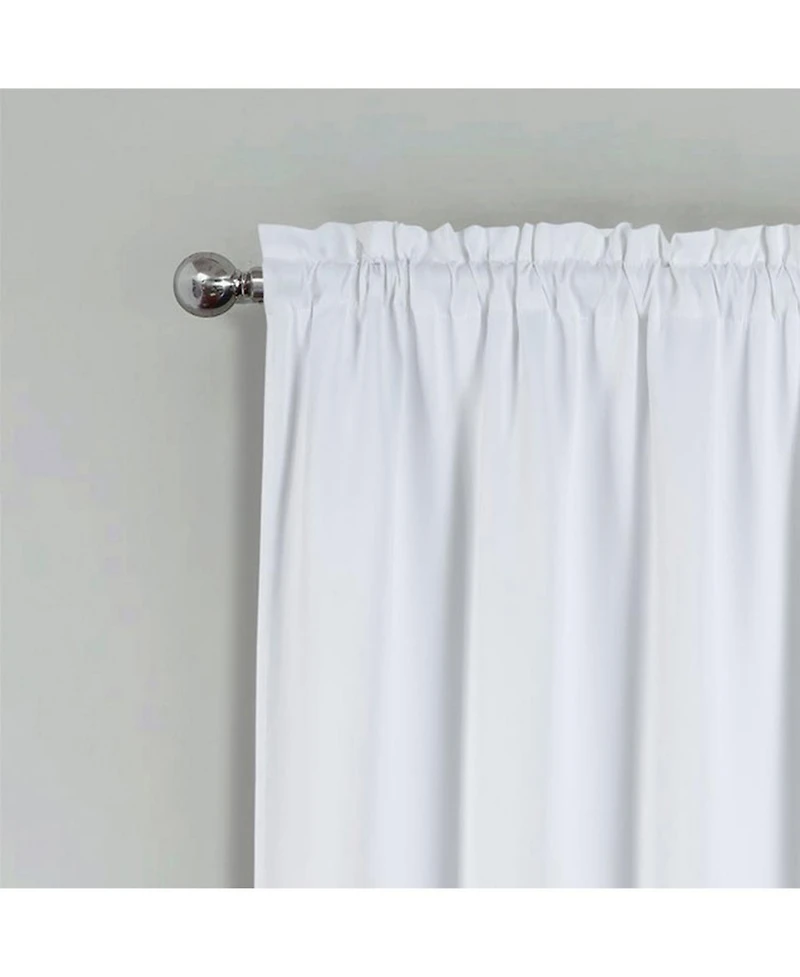 Rt Designers Collection 100% Polyester Twilight Blackout Rod Pocket Curtain Panel 54" x 84"