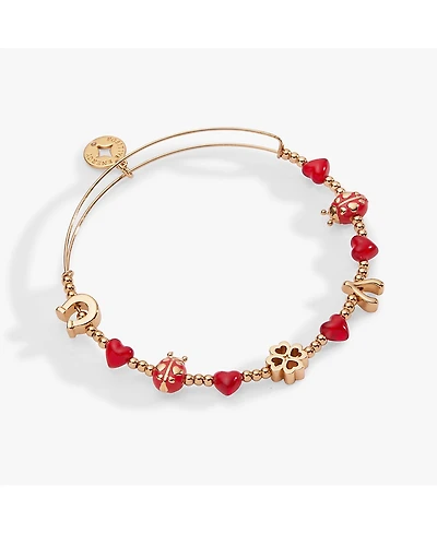 Alex and Ani Lucky Ladybug Beaded Bangle