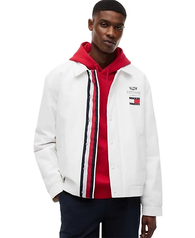 Tommy Hilfiger Men's Chevron Coach Jacket