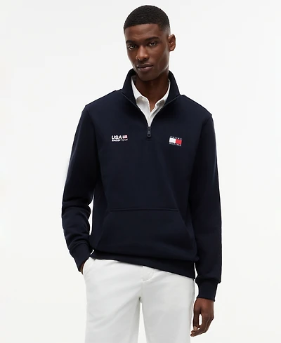 Tommy Hilfiger Men's and Women's Quarter-Zip Sweatshirt