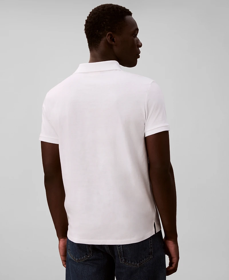 Calvin Klein Men's Short Sleeve Solid Polo Shirt