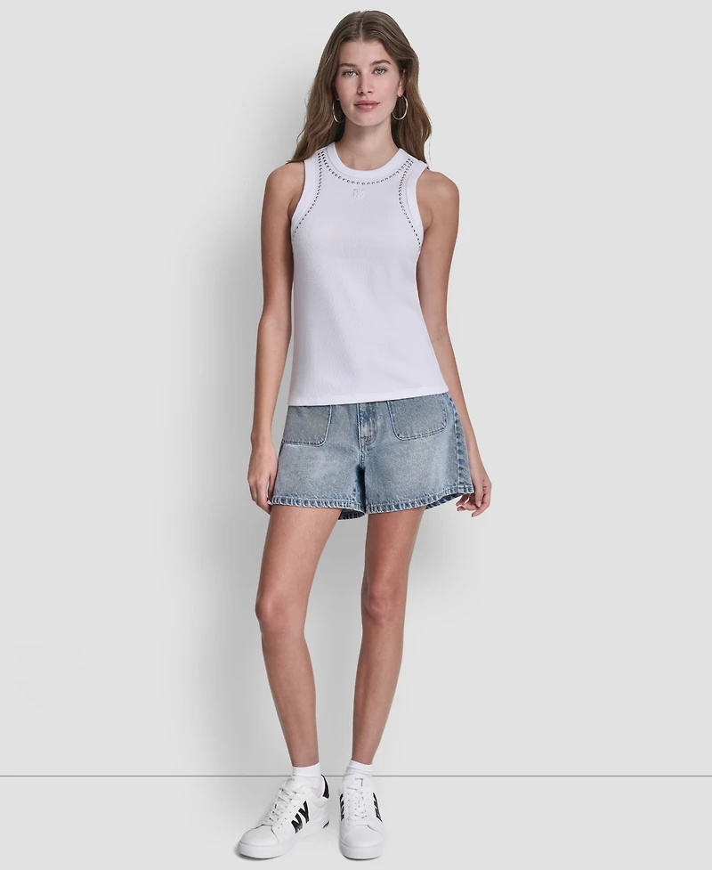 Dkny Jeans Women's Crewneck Tank Top