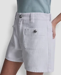 Dkny Jeans Women's High-Rise A-Line Shorts