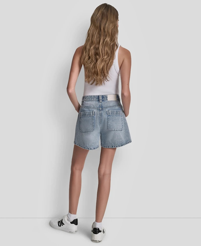 Dkny Jeans Women's High-Rise A-Line Shorts