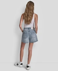 Dkny Jeans Women's High-Rise A-Line Shorts