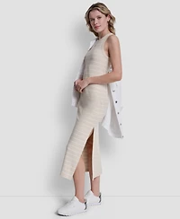 Dkny Jeans Women's Side-Slit Tank Midi Dress