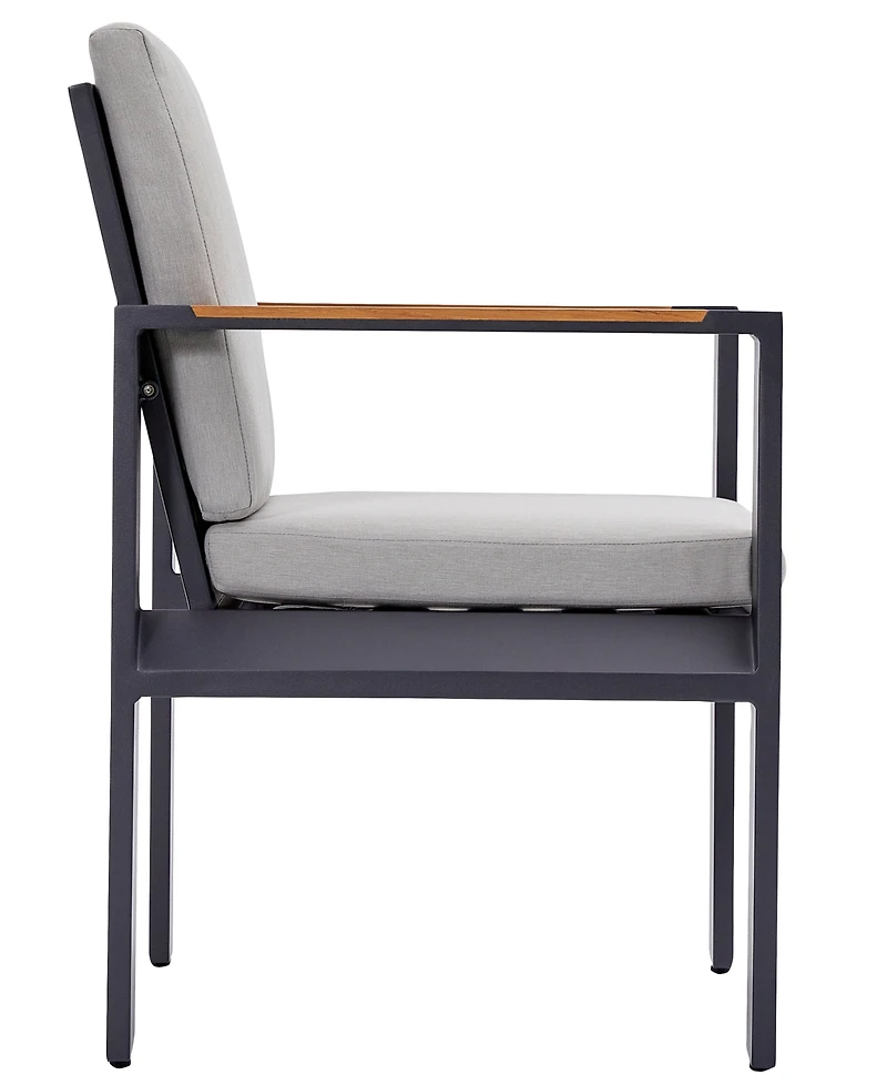 Sienna 33" Outdoor Aluminum Dining Chair, Created for Macy's