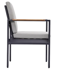Sienna 33" Outdoor Aluminum Dining Chair, Created for Macy's
