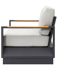 Sienna 87" Aluminum Outdoor Sofa, Created for Macy's