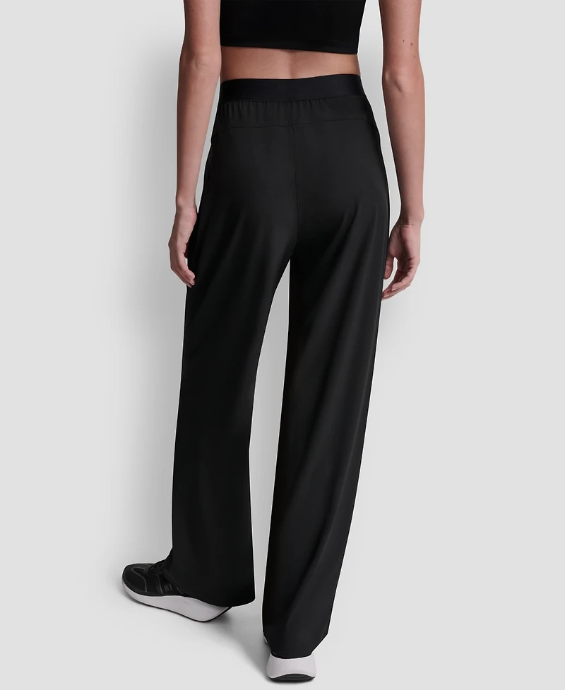 Dkny Sport Women's High-Rise Modified Wide-Leg Pants
