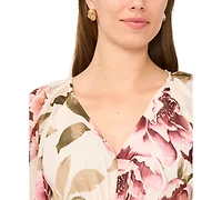 Msk Women's V-Neck Maxi Dress