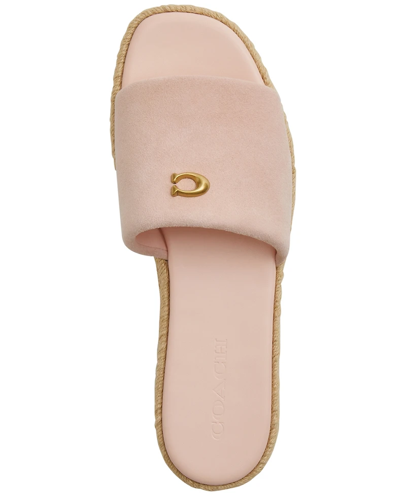 Coach Women's Holly Espadrille Slip-On Sandals