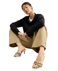 Coach Women's Margot Signature Jacquard Slip-On Sandals