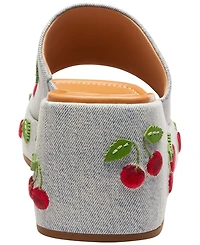 Coach Women's Marie Cherries Slip-On Sandals
