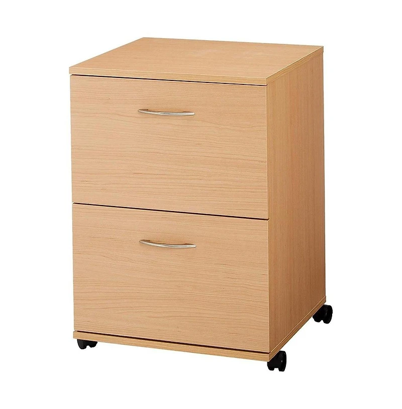 Nexera 2-Drawer Essentials Rolling Filing Cabinet