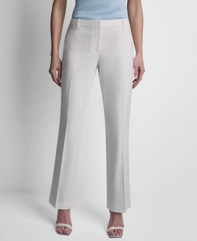 Dkny Women's Modern Fit Flared Pants