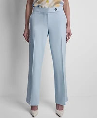 Dkny Women's Straight-Leg Flared Pants