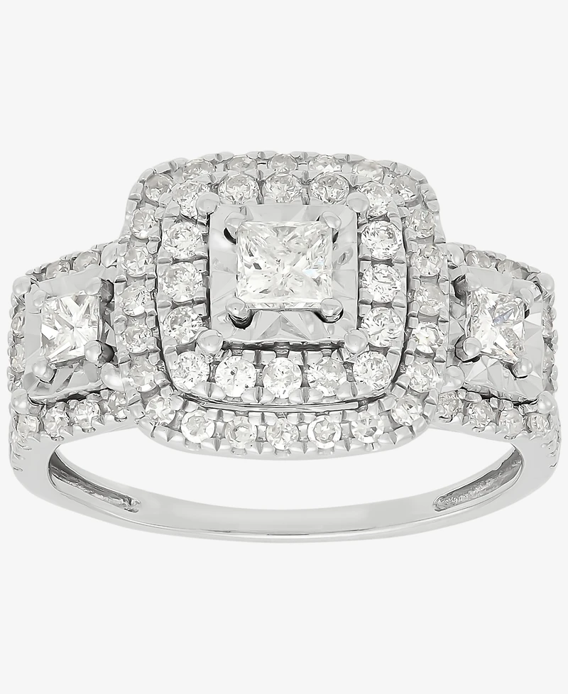 Macy's Diamond Engagement Ring (1 ct. t.w.) in 10k White Gold