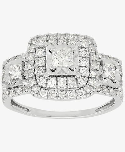 Macy's Diamond Engagement Ring (1 ct. t.w.) in 10k White Gold
