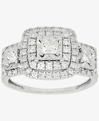 Macy's Diamond Engagement Ring (1 ct. t.w.) in 10k White Gold