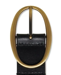 Sanctuary Endless Leather Rust Buckle Belt