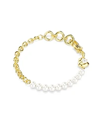 Swarovski Gold-Tone Plated Mother of Pearl Idyllia Bracelet
