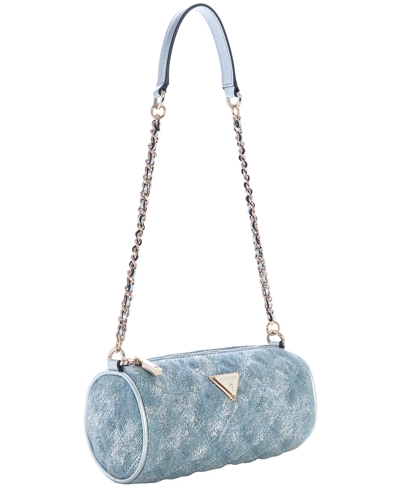 Guess Giully Ii Small Zipper Barrel Bag