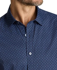 UNTUCKit Men's Regular Fit Wrinkle-Free Performance Vandelay Button Up Shirt