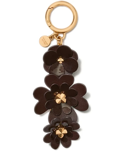 kate spade new york Mixed Material Spade Flower Bag Charm